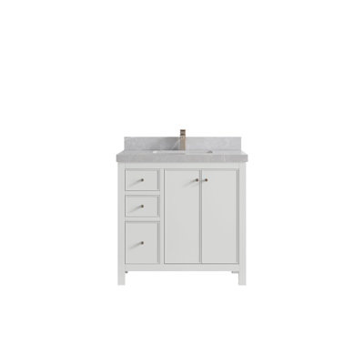 Chicago 36'' Single Bathroom Vanity with Top