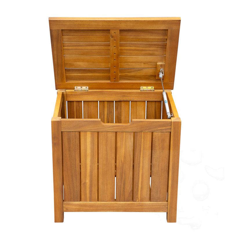 Boîte de terrasse extérieure en bois