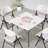 34In. Plastic Rectangular Folding Table-1194236459