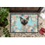 Fleurs de printemps siamois 36 po x 24 po tapis de porte extérieur antidérapant Whittemore
