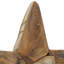 vidaXL Christmas Star Brown Solid Teak Wood-121073141
