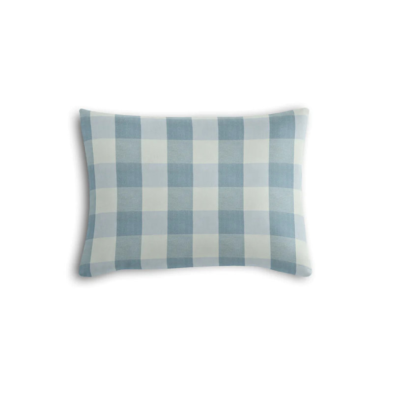 Unity 100% Cotton Reversible Throw Pillow, 12" x 18", Harbor