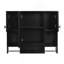 Armoire de rangement murale moderne 35 po x 28 po, armoire de salle de bain murale avec miroir, armoire à pharmacie avec barre à serviettes