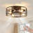 20" Boho Caged Bladeless Ceiling Fan Light