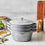 Staub Cast Iron 4-Pc Stackable Set-70094881
