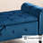 Elegant Upholstered Storage Bench with Roll Arms and Stylish Stitching & Button Design-2012909917