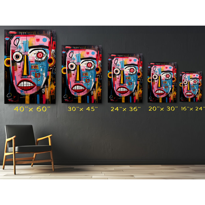 «Restless Images In Memory of Basquiat», reproduction sur toile