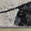 Tapis botanique d'intérieur crème, bleu, contemporain et contemporain - salon, chambre à coucher, salle à manger et cuisine-78734031