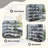 5 Tier Bookcase Home Office Open Bookshelf, Vintage Industrial Style Shelf With Metal Frame, MDF Board-1658733415