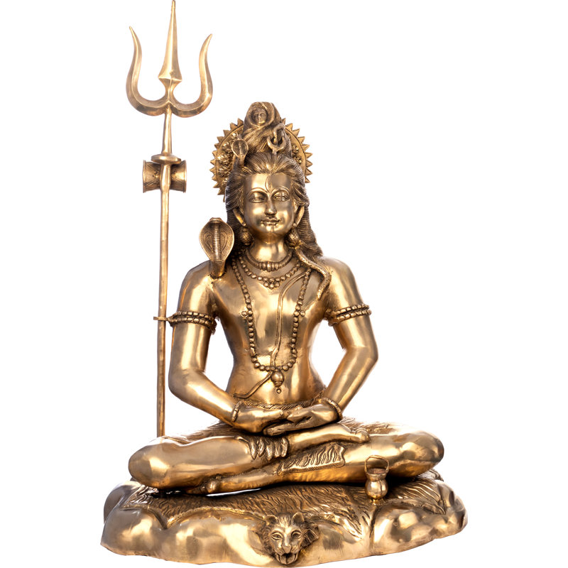 Grande taille Shiva méditant