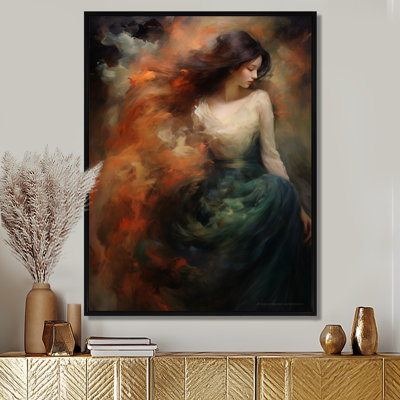 Beauté brésilienne, robe bleue, danseuse de salsa, reproduction d'art mural