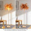 Lampe sur pied en plumes d'autruche Fluffy