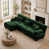 Chenille verte sélectionné