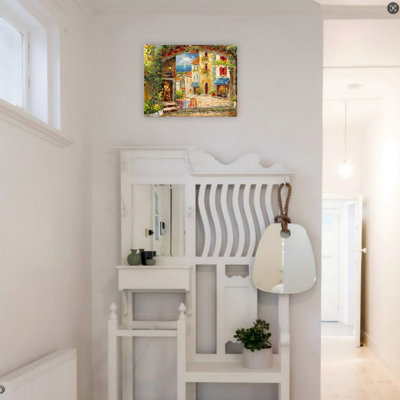 «Isle Landscape», art mural sur toile sans cadre 24 po x 18 po