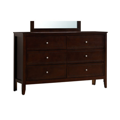 Daniel 6 Drawer Dresser Cappuccino