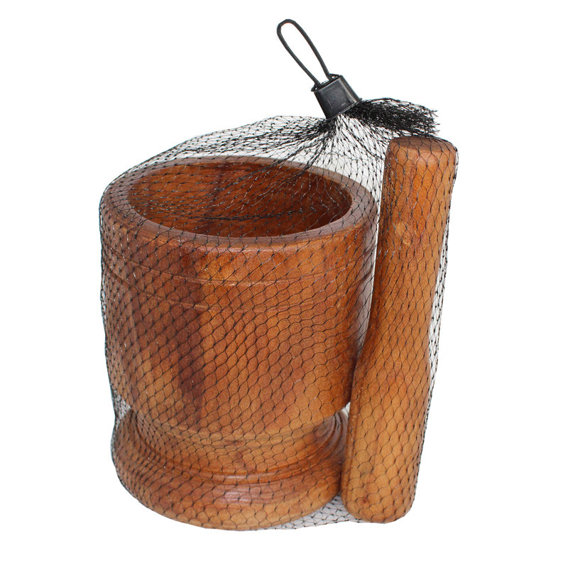 Mortier et pilon en bois 5 "Imusa