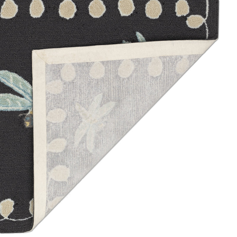 Calderon Water Resistant Kitchen Mat, Rectangle 1'8" x 2'6"