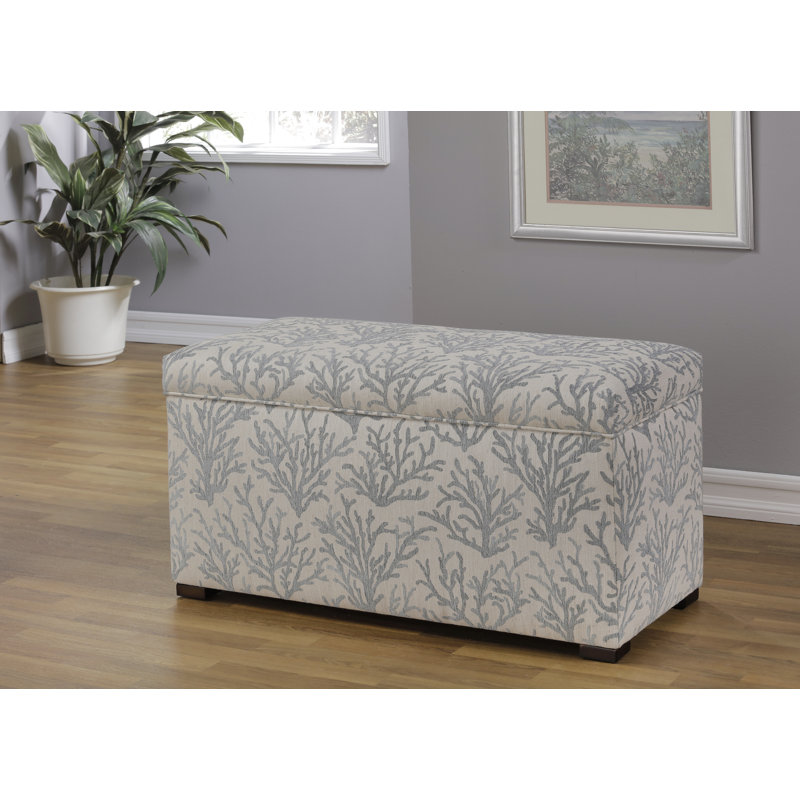 Banc de rangement Bagnall, Crème / taupe