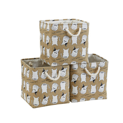 Ensemble de bacs en tissu