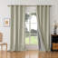 Ensemble de 2 panneaux de rideaux occultant 100% polyester Leming-60917626-60917645