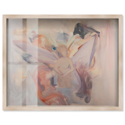 «Fluid Formations Shadowbox Print Blue Art» par Art Remedy