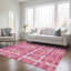 Tapis rosé intérieur / extérieur lavable à la machine Mahaney ACN745-1195635722