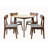 Clinger Clemente 4 - Person Dining Set-1279611231