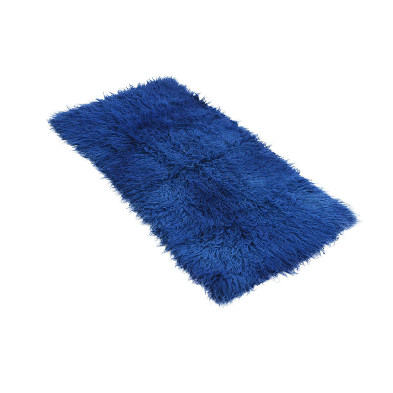 Tapis de couloir bleu 2 pi 4 po x 4 pi 8 po Powell