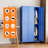 Upgraded Metal Lockers, Designed Specifically For Employee Use. Six-door Metal Lockers With Locks And Name Card Slots. Industrial-grade Lockers With 18 Hooks. Suitable For Offices, Gyms, And Other Similar Locations. Self-assembly Required. Blue-528567732