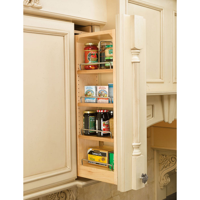 Rev-A-Shelf Pullout Wall Filler with Soft-Close , 30" H x 3" W x 11.125" D