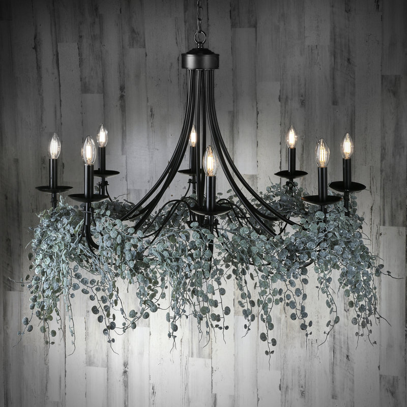 72 ft Weathered Green Artificial Leaf Garland