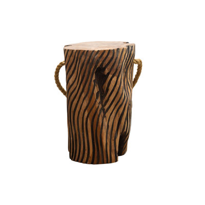 Dey Solid Wood Accent Stool
