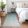 Premium Machine Washable Prisco Teal Rug