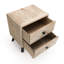 Carty 48cm W Solid Wood Bedside Table