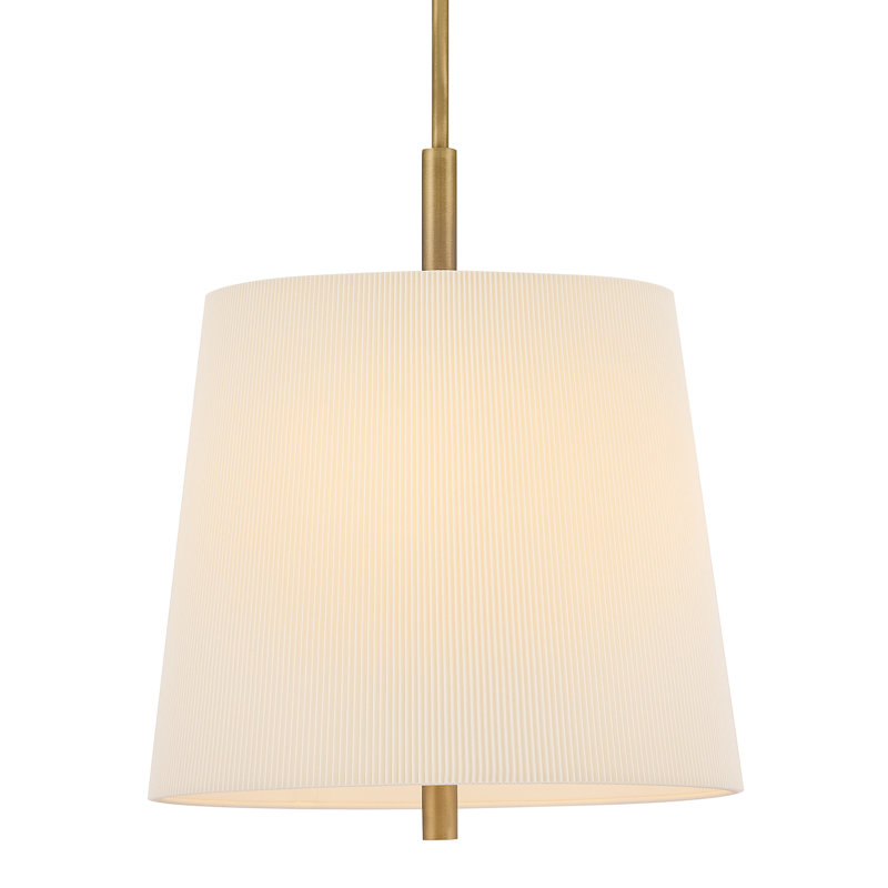 Hinkley Clive Large Tapered Pendant, Heritage Brass