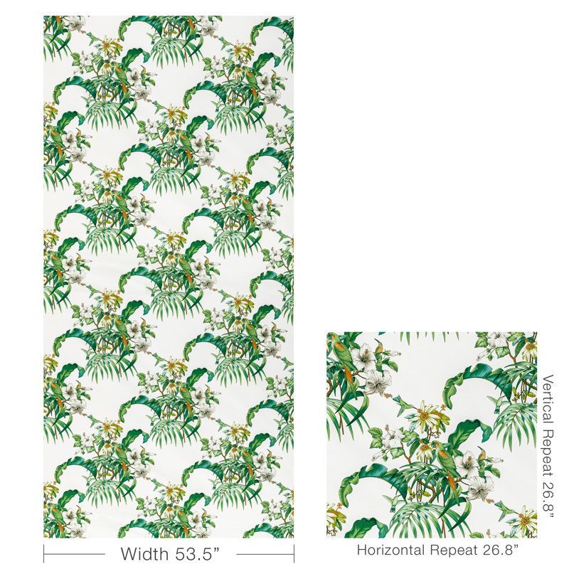 Majorelle Anima Print 100% Cotton Fabric, Leaf