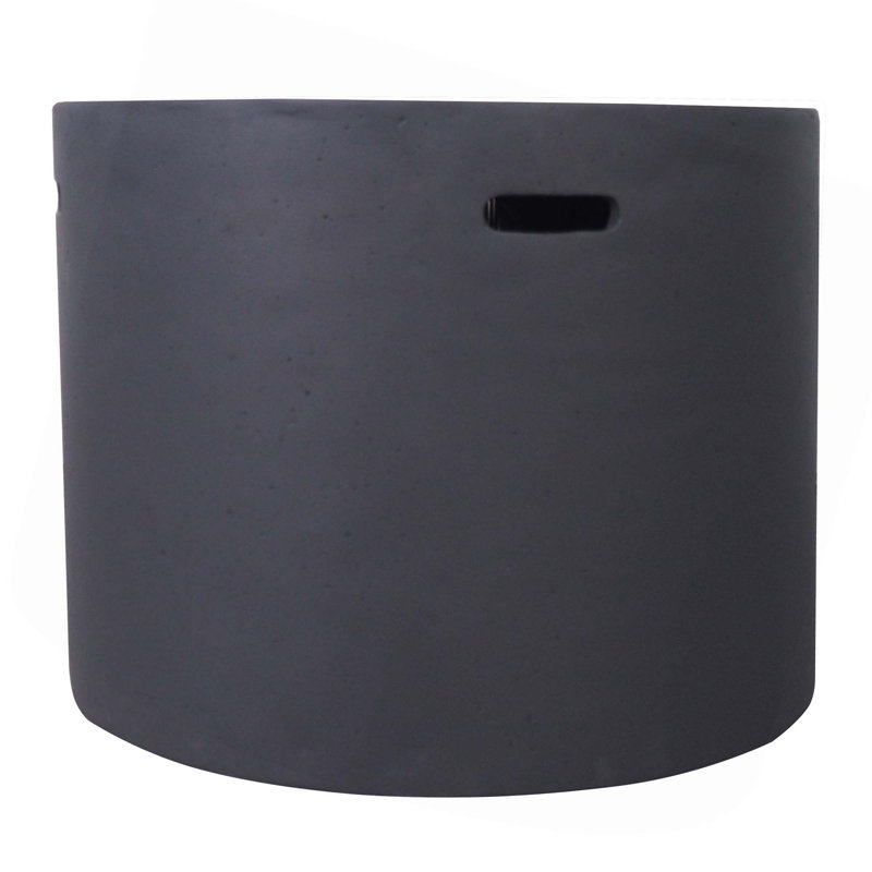 31" Round Fire Pit-40 000 Btu, Dark Gray