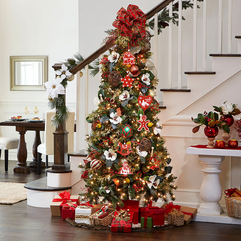 2.1cm Wood Holiday Shaped Ornament