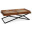 Table basse à pieds croisés