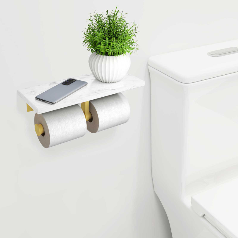 Distributeur de papier hygiénique double