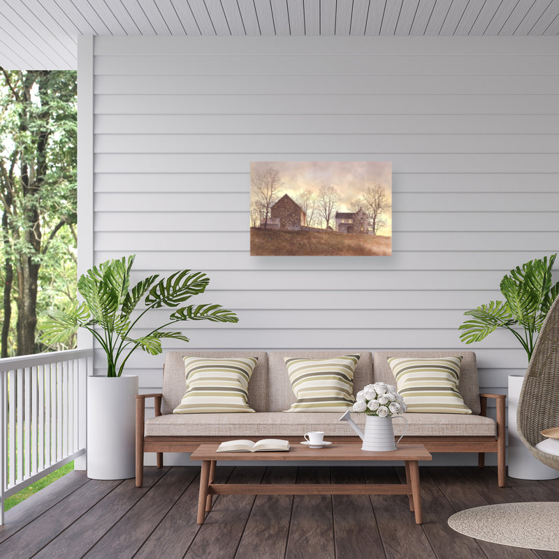 Toile d'extérieur Ray Hendershot A GOLDEN MATIN, H 16 po x l 24 po
