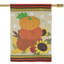 Citrouilles et tournesols, drapeau d'automne-62929226