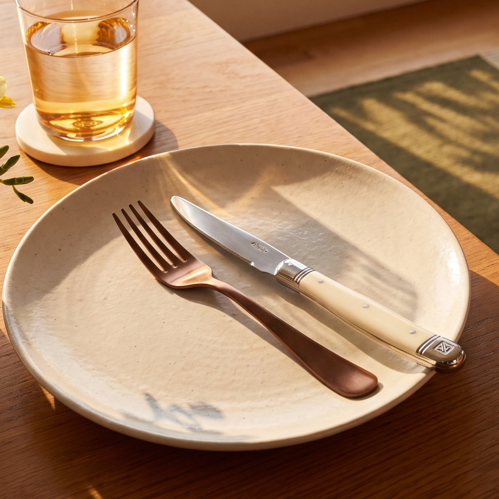 The Table Steak Knife Set, Beige