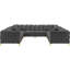 Canapé modulaire en velours 138 po-82750496