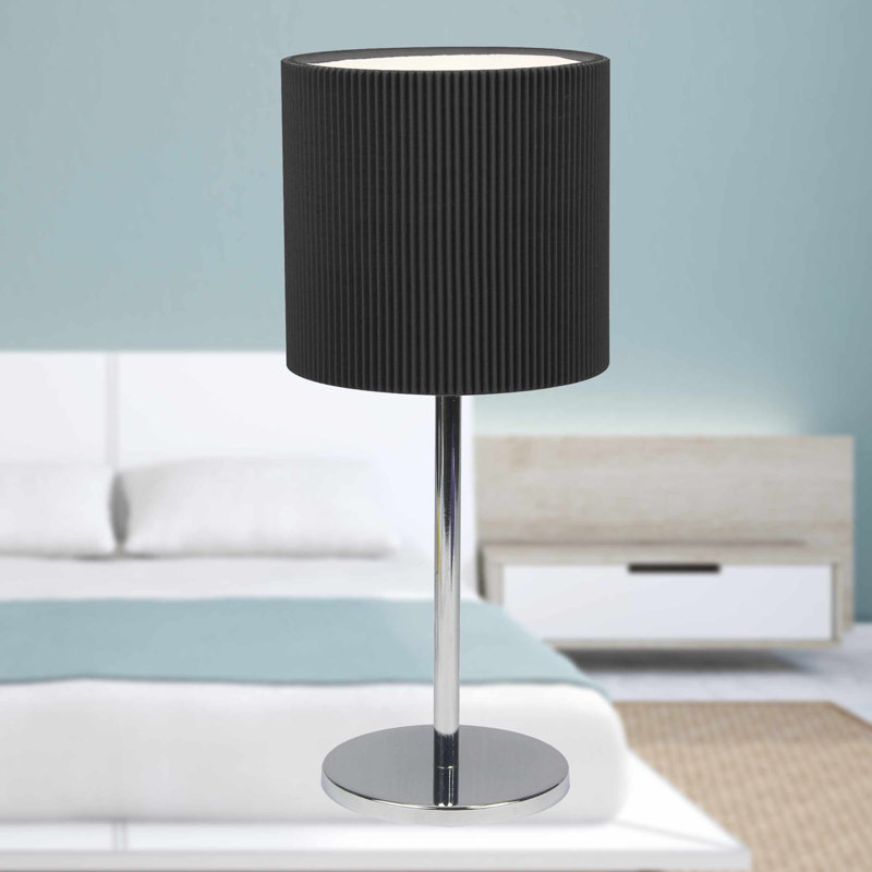 Mergeron Metal Table Lamp, Black
