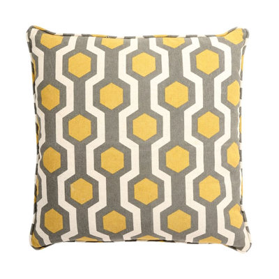 Los Angeles Geometric Linen Throw Pillow