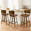 Tabouret de bar rotatif 26 po à hauteur de comptoir-2130976834-2137909068