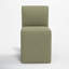Chaise rembourrée avec roulettes Mendy-98676083