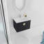 Meuble-lavabo compact 28 po avec portes à fermeture douce et lavabo Dobri-1831487458