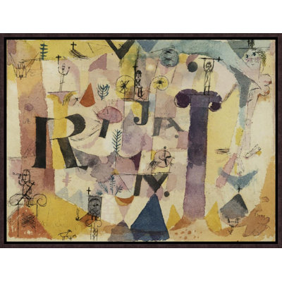 " Stylish Ruins (Detail) " by Paul Klee
